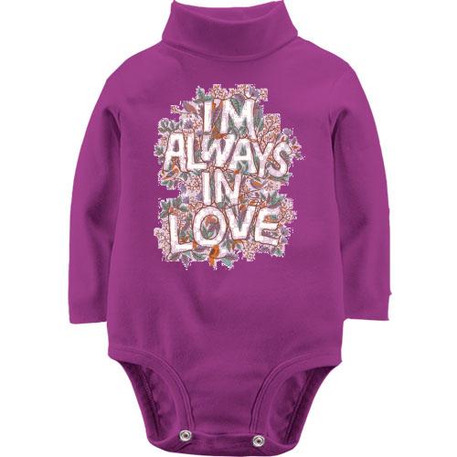 Дитячий боді LSL i`m always in love